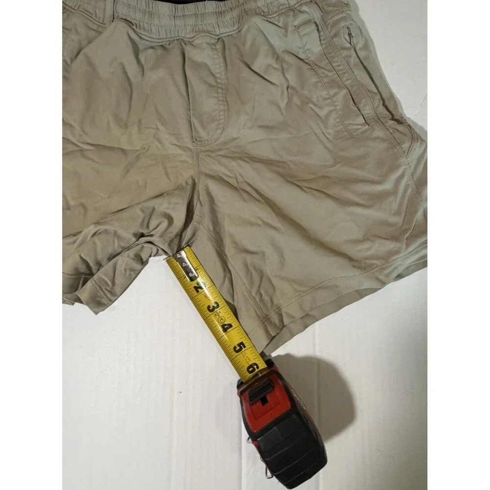 Birddogs Classic Shorts Men’s Small Khaki Lined Stretch 6” Inseam Casual